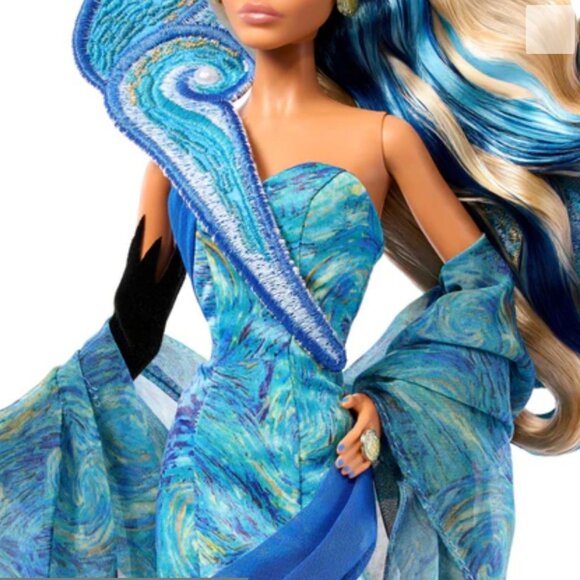 SEALED NEW EXCLUSIVE 2025 Barbie x MoMA Vincent van Gogh Doll Annalise Lao - Picture 12 of 16
